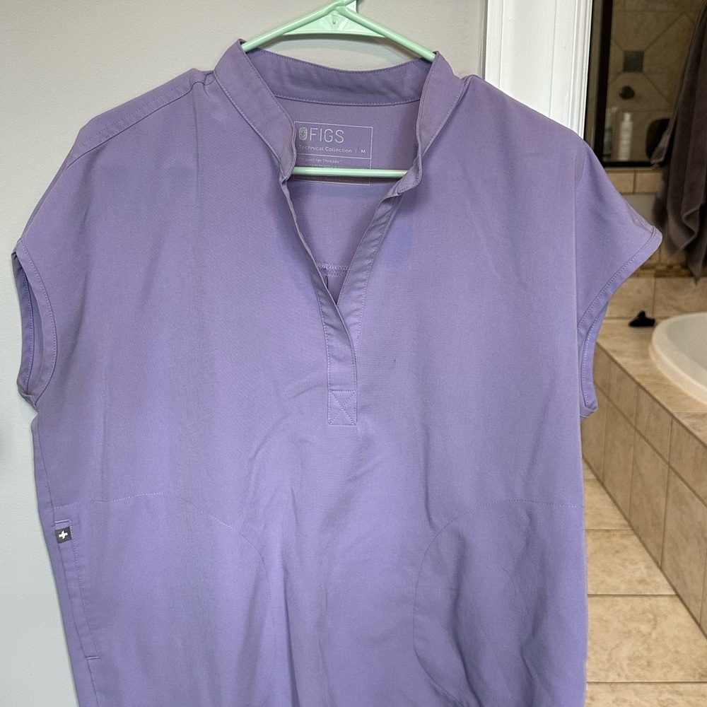Figs jogger scrub set top- medium (oversized fit) joggers-xl petite